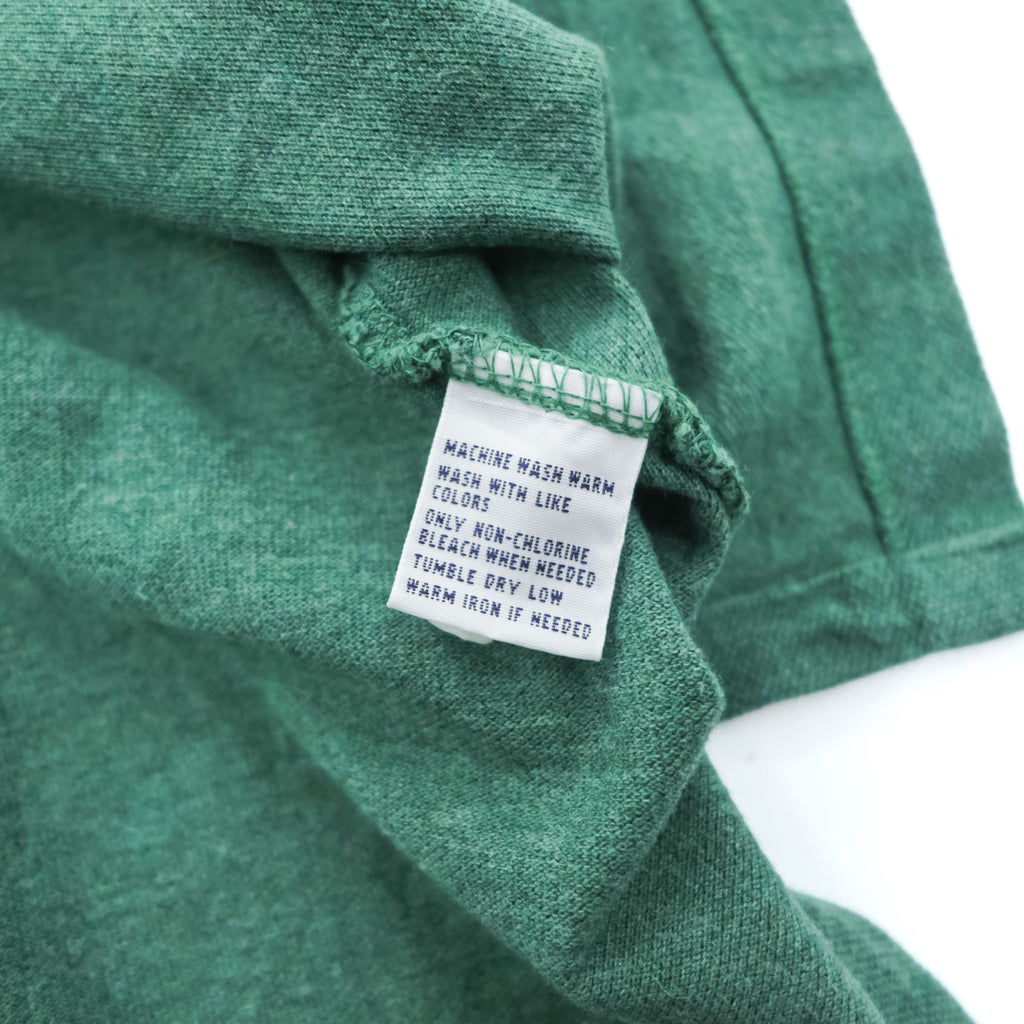 Polo Ralph Lauren 90年代 ヴィンテージ ポロシャツ XL グリーン 刺繍 スモールポニー ロゴ 鹿の子