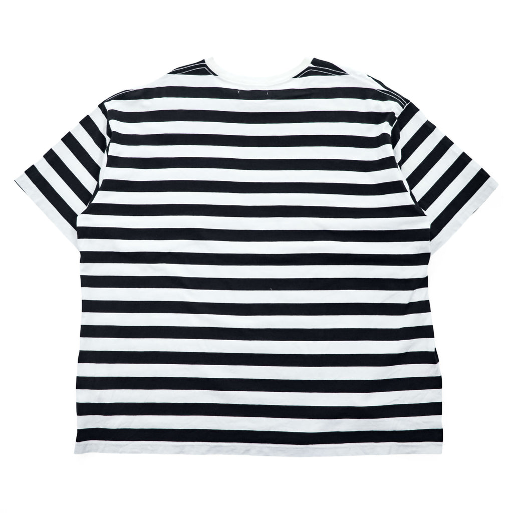 Graphpaper 日本製 BORDER S/S POCKET TEE ボーダー ポケット Tシャツ M ホワイト ブラック GM201-70149B