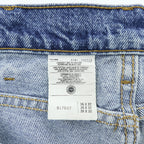carhartt ストーンウォッシュ デニムパンツ テーパードジーンズ 36×32 インディゴ ブルー ジッパーフライ B17DST