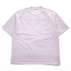 AURALEE 日本製 STAND UP TEE ポケット Tシャツ L ライトラベンダー A21ST01SU