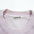 AURALEE 日本製 STAND UP TEE ポケット Tシャツ L ライトラベンダー A21ST01SU