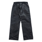 ALEXANDER WANG × H&M サイドスナップ レザー トレーニングパンツ M ブラック サイドスリット スナップボタン イージーパンツ