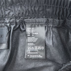 ALEXANDER WANG × H&M サイドスナップ レザー トレーニングパンツ M ブラック サイドスリット スナップボタン イージーパンツ