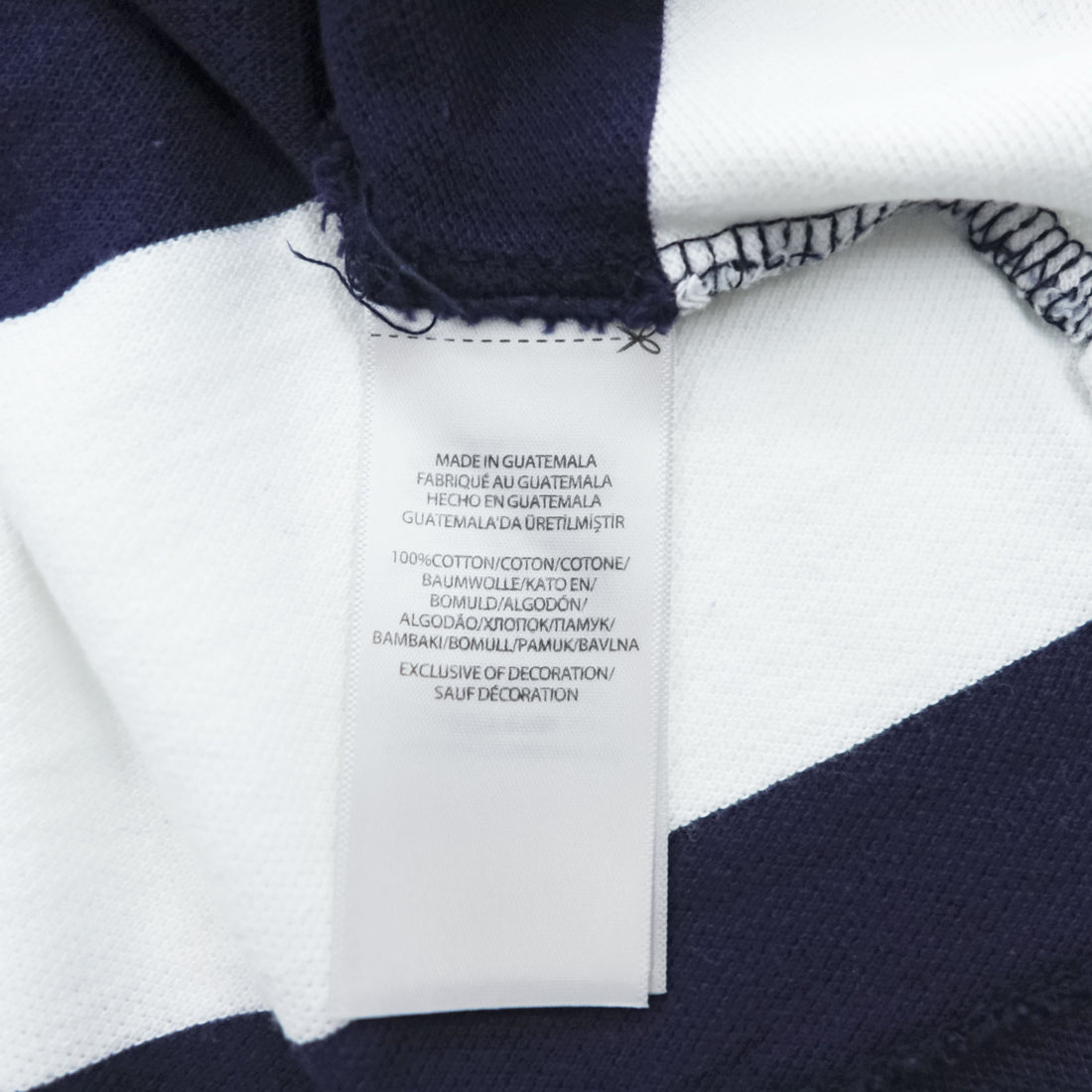 Polo Ralph Lauren ボーダー ポロシャツ L ホワイト ネイビー ビッグポニー