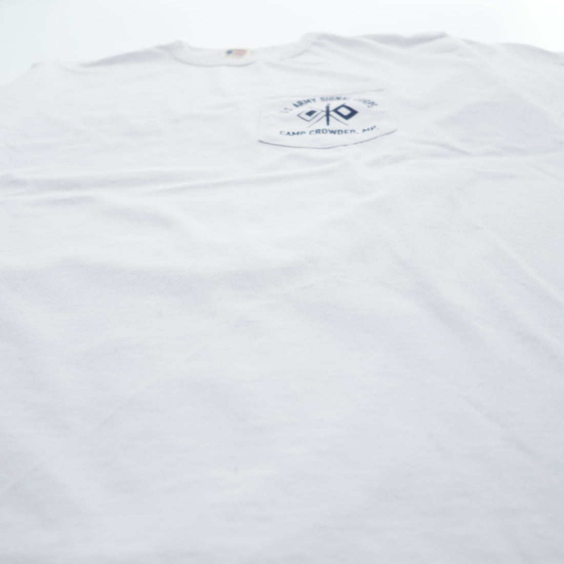 BUZZ RICKSON'S USA製 ポケット Tシャツ XL ホワイト U.S.ARMY SIGNAL CORPS