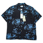 reyn spooner アロハシャツ 半袖 オープンカラーシャツ M ブラック ブルー 総柄 JOURNAL STANDARD relume別注 20-051-464-0140-1-0 未使用品