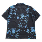 reyn spooner アロハシャツ 半袖 オープンカラーシャツ M ブラック ブルー 総柄 JOURNAL STANDARD relume別注 20-051-464-0140-1-0 未使用品