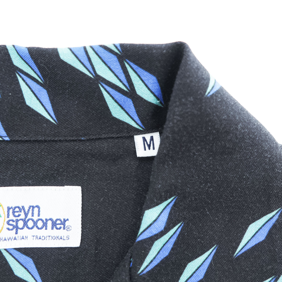 reyn spooner アロハシャツ 半袖 オープンカラーシャツ M ブラック ブルー 総柄 JOURNAL STANDARD relume別注 20-051-464-0140-1-0 未使用品