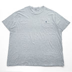 Polo Ralph Lauren ビッグサイズ ポケット Tシャツ 4XL グレー スモールポニー ロゴ 刺繍