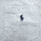 Polo Ralph Lauren ビッグサイズ ポケット Tシャツ 4XL グレー スモールポニー ロゴ 刺繍