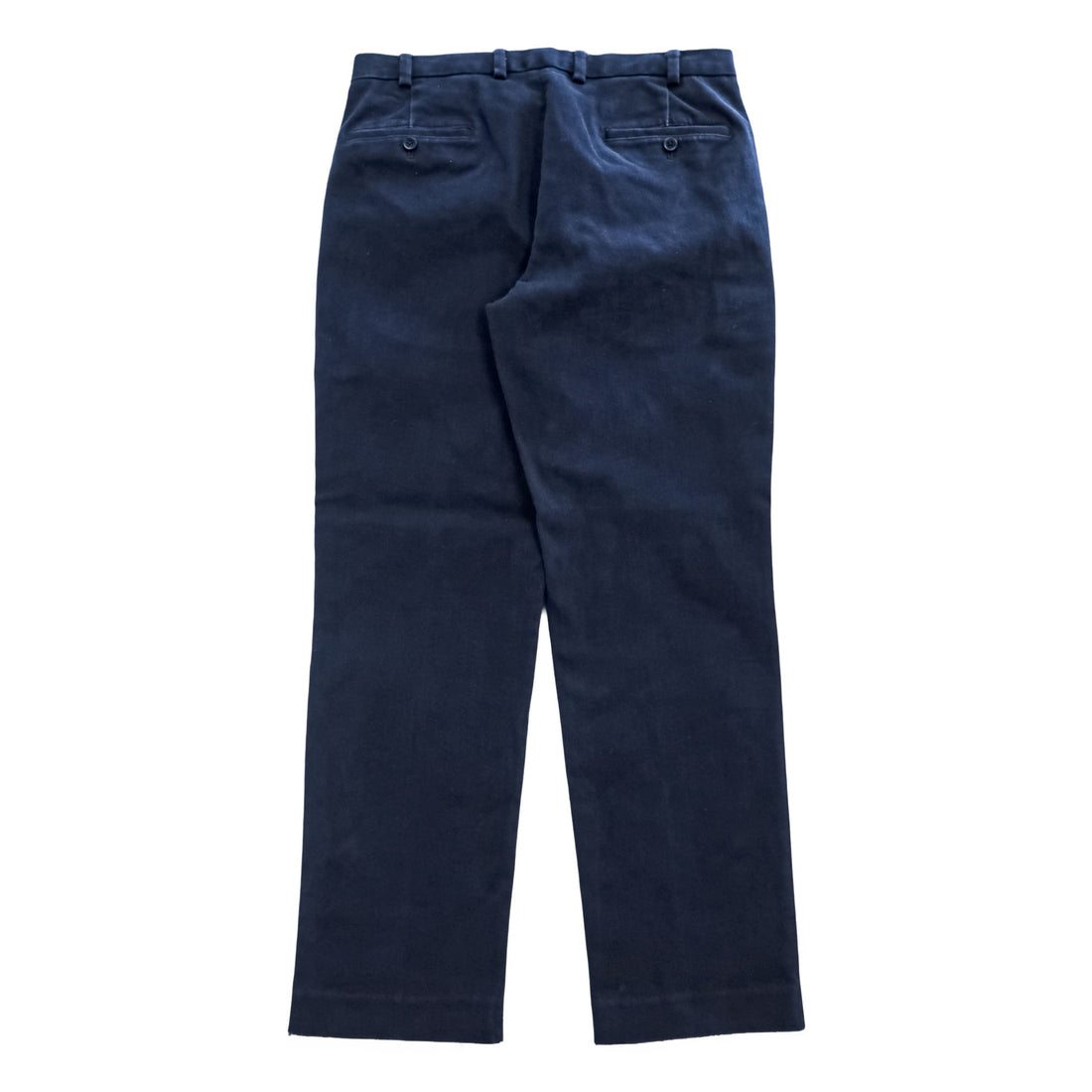 Brooks Brothers モールスキン チノパンツ L ネイビー ストレッチ CLARK テーパード