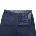 Brooks Brothers モールスキン チノパンツ L ネイビー ストレッチ CLARK テーパード
