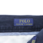 Polo Ralph Lauren プリーツショーツ CLASSIC FIT PLEATED ショートパンツ ハーフパンツ L ネイビー 2タック ポロチノ