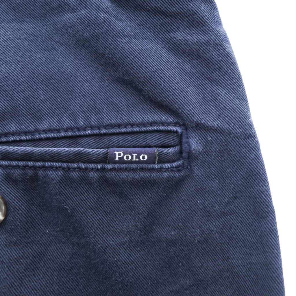 Polo Ralph Lauren プリーツショーツ CLASSIC FIT PLEATED ショートパンツ ハーフパンツ L ネイビー 2タック ポロチノ