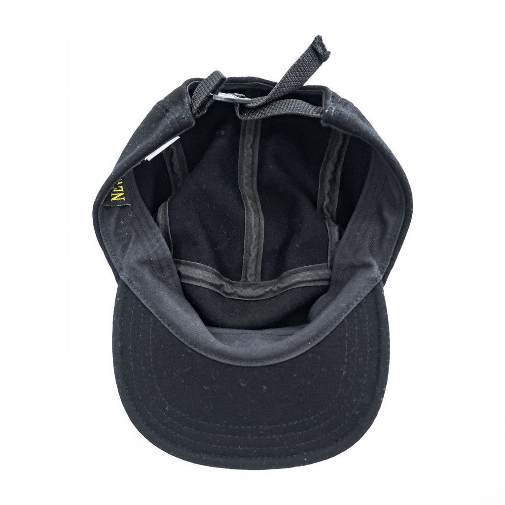 NEW YORK HAT CO. USA製 5パネル ジェットキャップ FREE アジャスターベルト ブラック