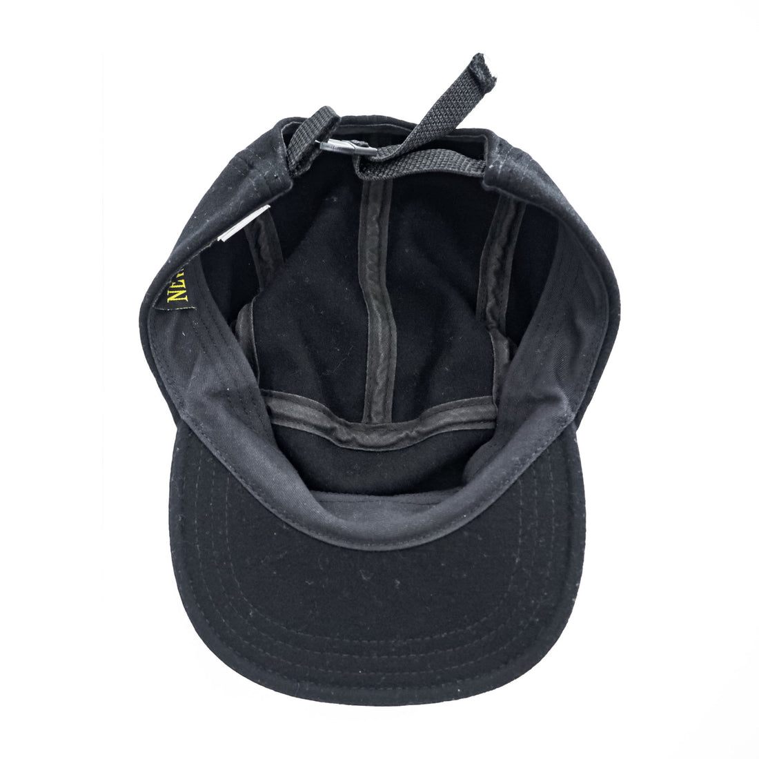 NEW YORK HAT CO. USA製 5パネル ジェットキャップ FREE アジャスターベルト ブラック