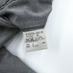 BURBERRY LONDON 日本製 スラックス パンツ XL グレー タック プリーツ
