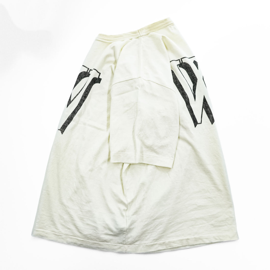 blurhms ROOTSTOCK 日本製 Print Tee STANDARD Tシャツ ホワイト 両面プリント W-W 88/12 bROOTS25S35F