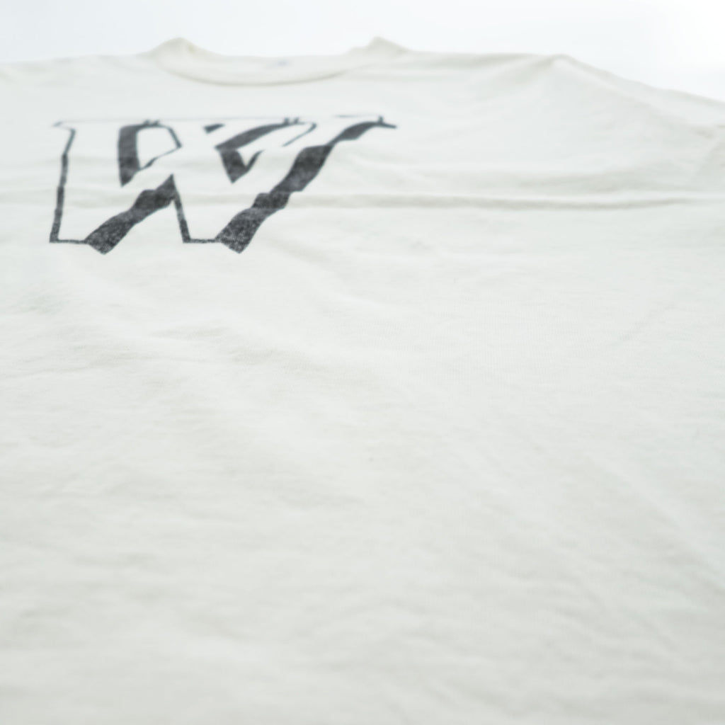 blurhms ROOTSTOCK 日本製 Print Tee STANDARD Tシャツ ホワイト 両面プリント W-W 88/12 bROOTS25S35F