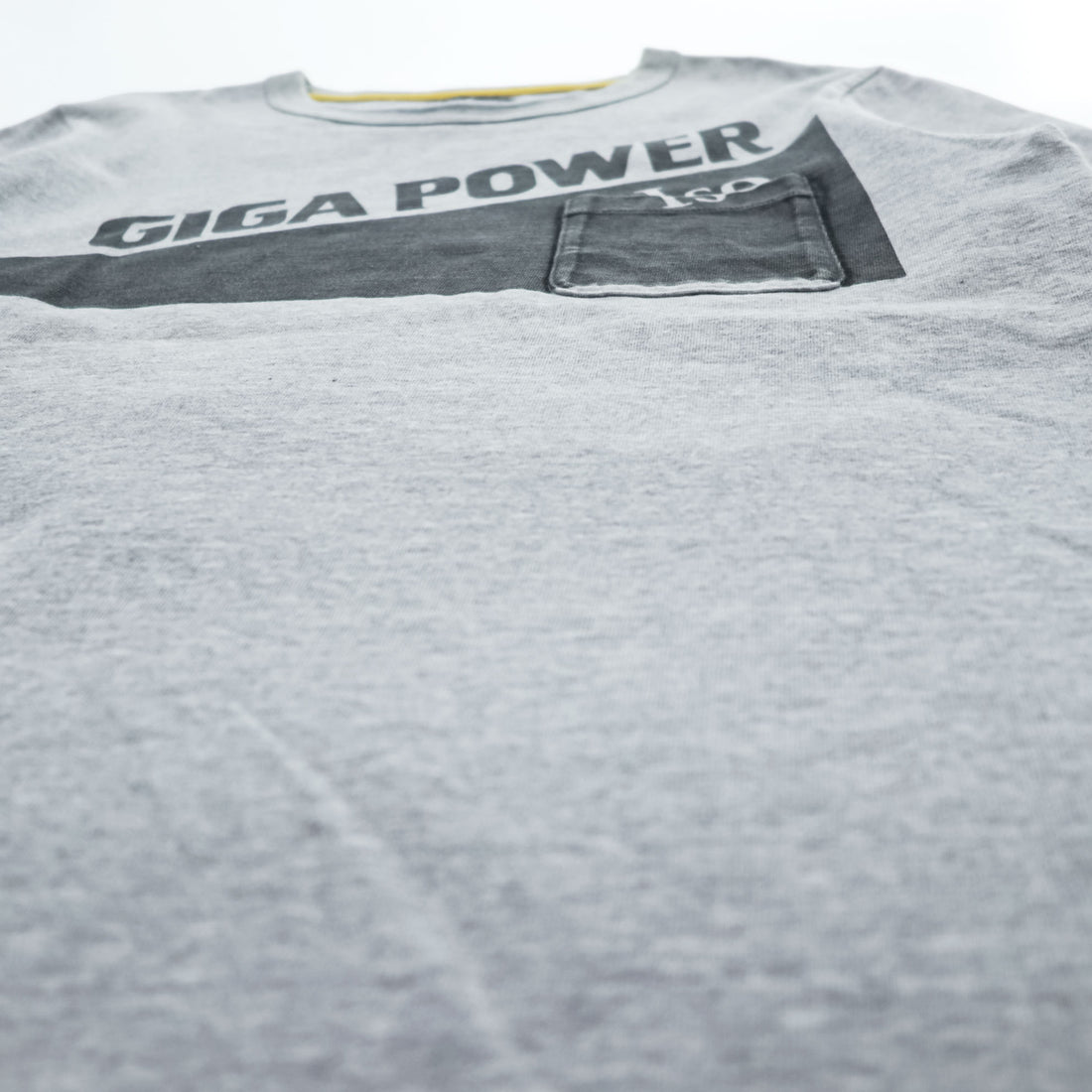 snow peak 日本製 ポケット Tシャツ M グレー GIGA POWER TS-15SJ001