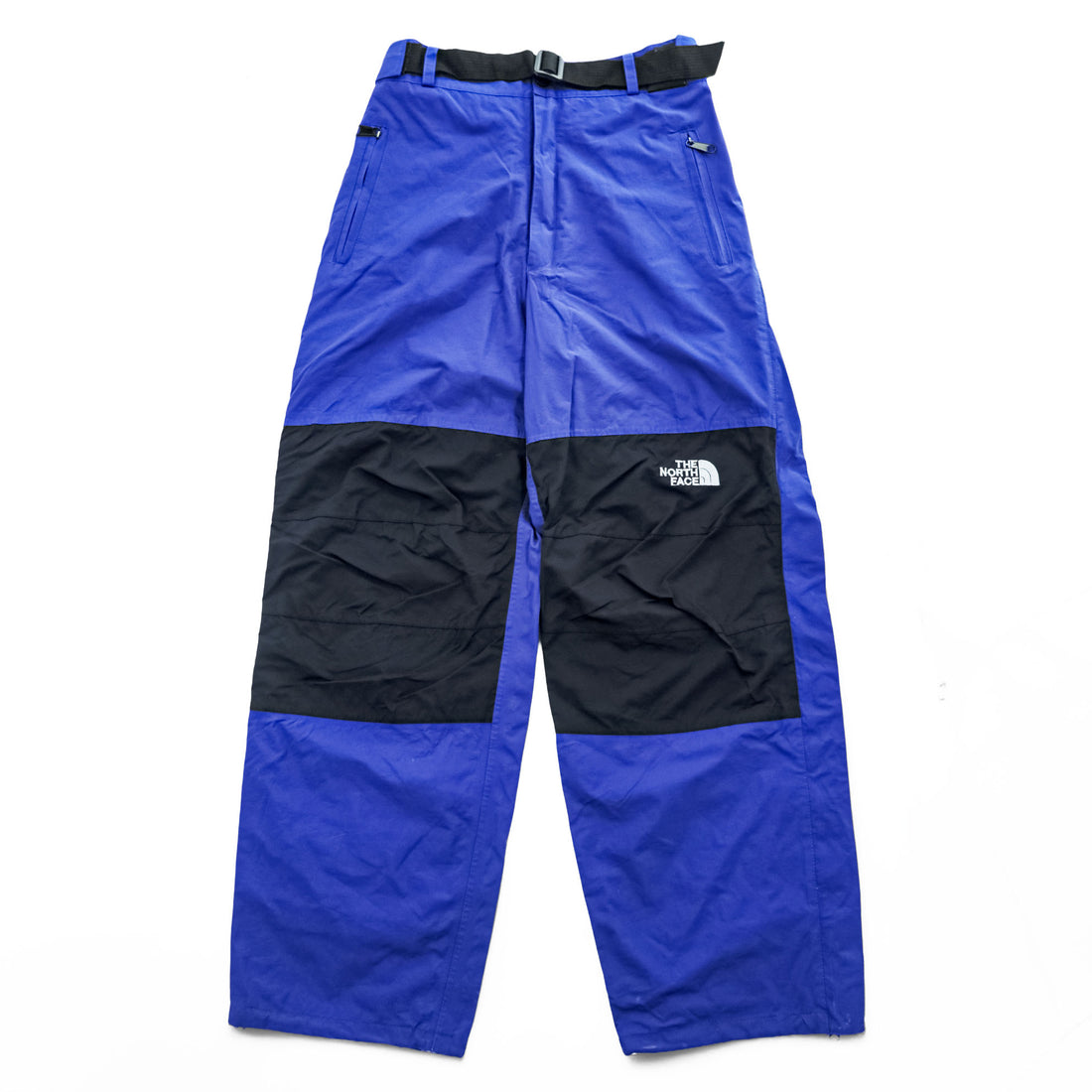 THE NORTH FACE ゴアテックス GORE-TEX シェル アウトドア パンツ ブルー ブラック 防水 ワイド ベルト付