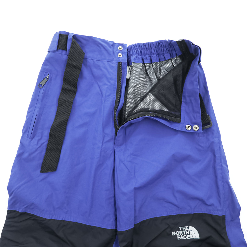 THE NORTH FACE ゴアテックス GORE-TEX シェル アウトドア パンツ ブルー ブラック 防水 ワイド ベルト付