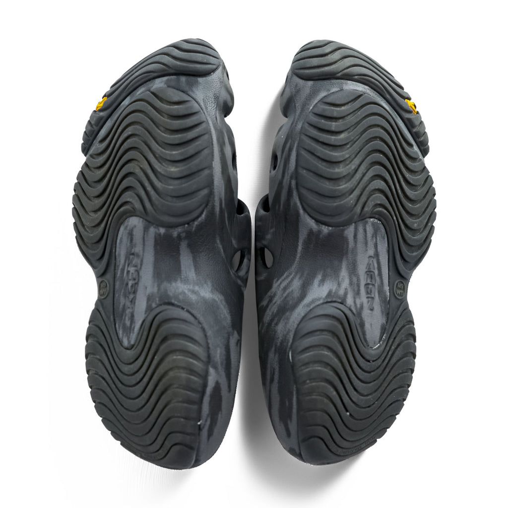 KEEN ヨギ YOGUI クロッグサンダル 26cm ブラック グレー 総柄 BLACK MABLE