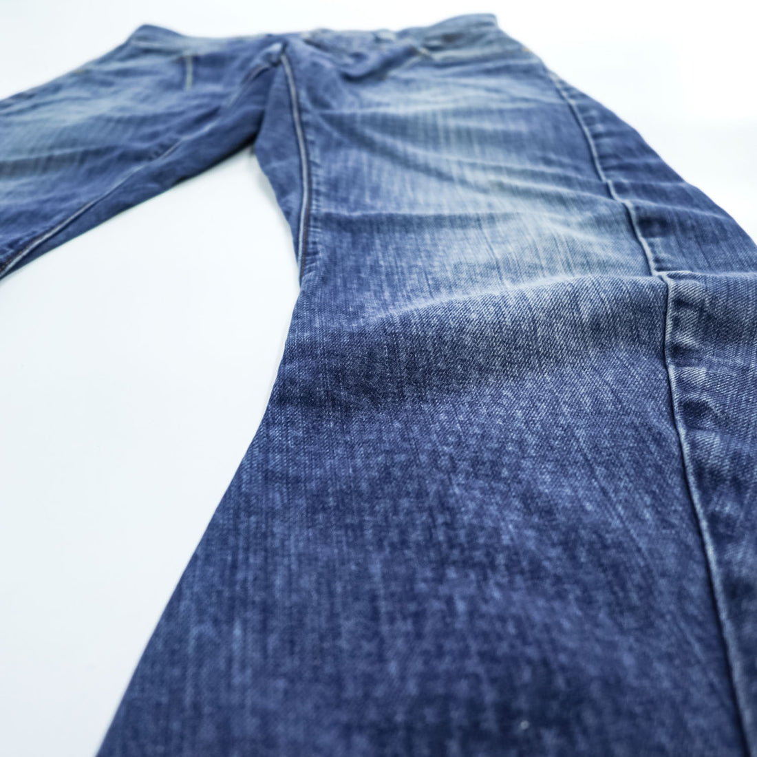MARITHE FRANCOIS GIRBAUD LE JEAN 立体裁断 デニムパンツ ジーンズ M ストレッチ SEXTAN.G 変形