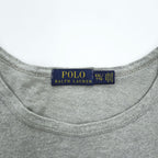 Polo Ralph Lauren Tシャツ 2XL グレー U.S.A 染み込みプリント