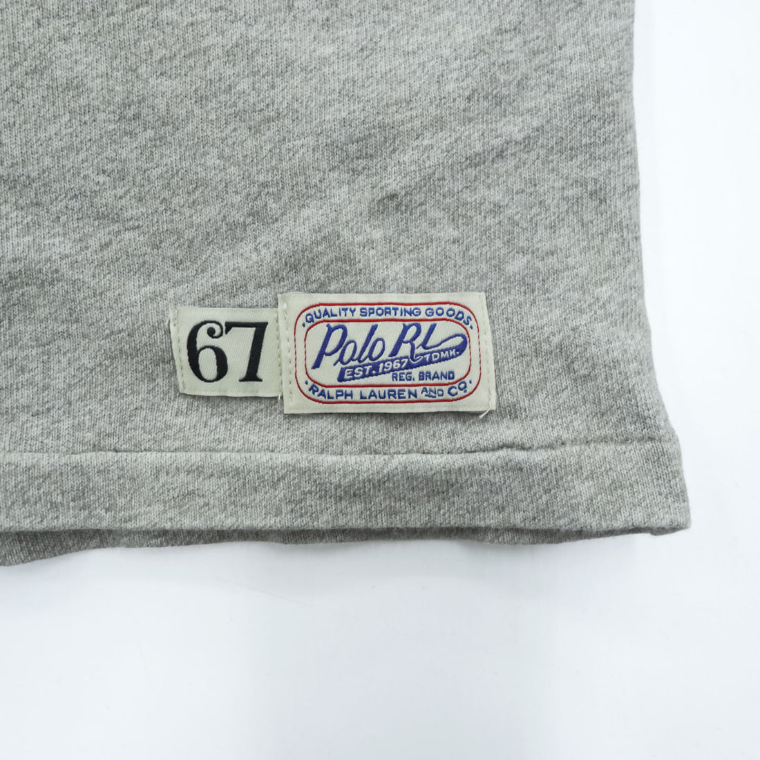 Polo Ralph Lauren Tシャツ 2XL グレー U.S.A 染み込みプリント