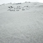 Polo Ralph Lauren Tシャツ 2XL グレー U.S.A 染み込みプリント