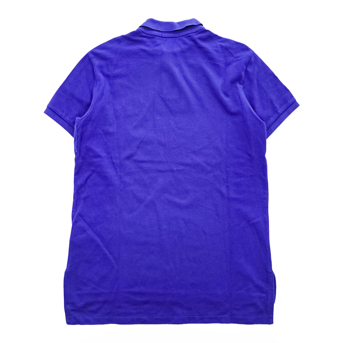 Polo Ralph Lauren ポロシャツ M CUSTOM FIT ブルー 刺繍 ポロプレイヤー