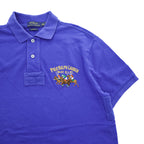 Polo Ralph Lauren ポロシャツ M CUSTOM FIT ブルー 刺繍 ポロプレイヤー