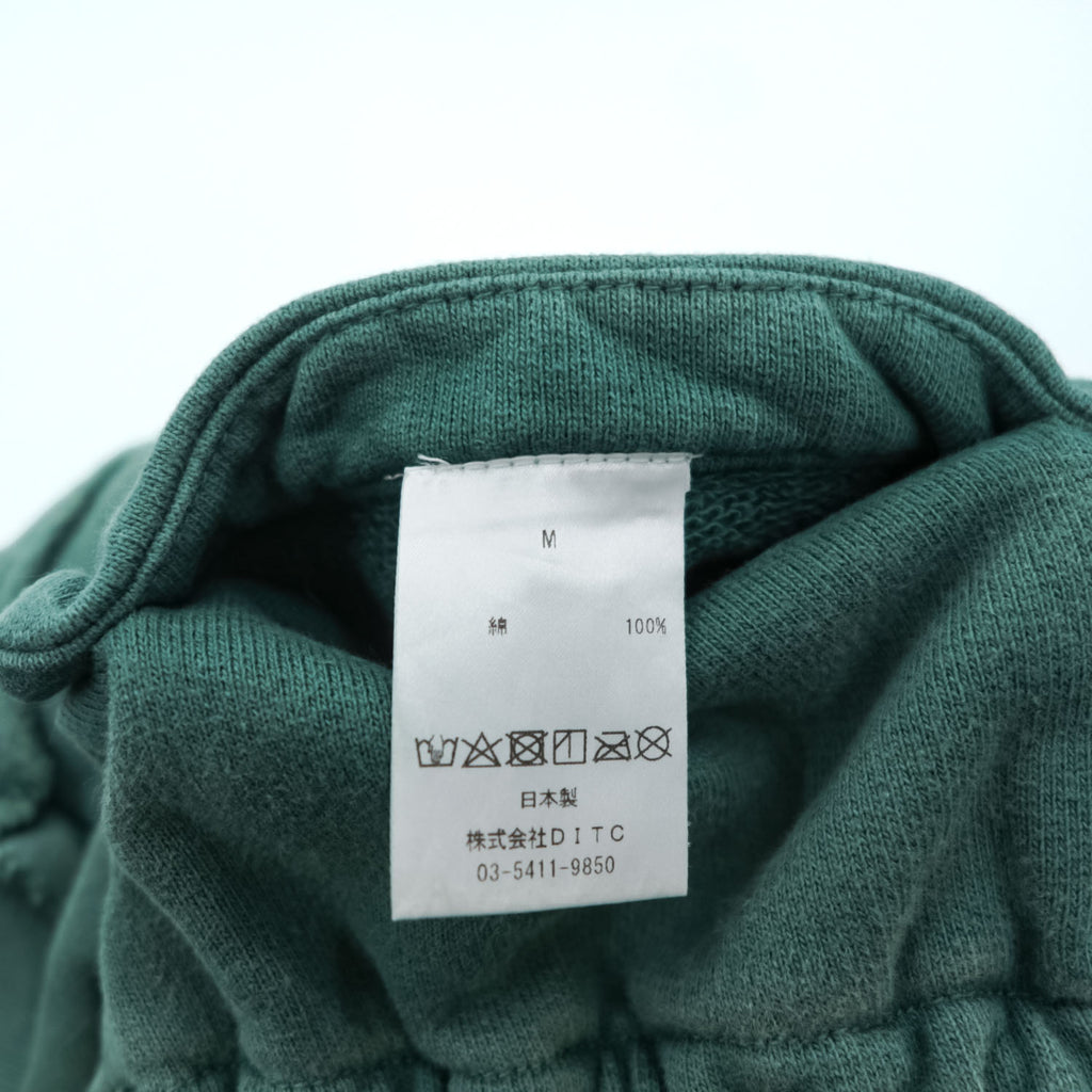 BOWWOW ヴィンテージ加工 スウェットパンツ DISTRESSED SWEAT PANTS AGED M グリーン カットオフ 日本製