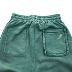 BOWWOW ヴィンテージ加工 スウェットパンツ DISTRESSED SWEAT PANTS AGED M グリーン カットオフ 日本製