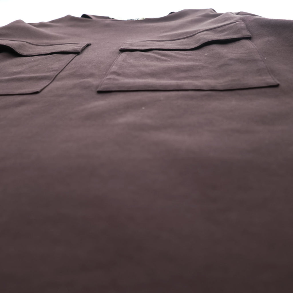 tence 長袖 スモック カットソー ロングスリーブ Tシャツ S ドローコード 胸ポケット TN-PO-01 日本製