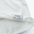 Maison Martin Margiela 10 クルーネック プレーン Tシャツ 44 ホワイト SLIM 15S/S カットオフ S30GC0487 トルコ製