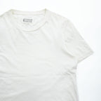 Maison Martin Margiela 10 クルーネック プレーン Tシャツ 44 ホワイト SLIM 15S/S カットオフ S30GC0487 トルコ製