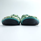 KEEN ヨギ YOGUI ARTS クロッグ サンダル 29cm グリーン ブルー × ELNEST CREATIVE ACTIVITY カモフラ 総柄 BOOKTREE CAMO