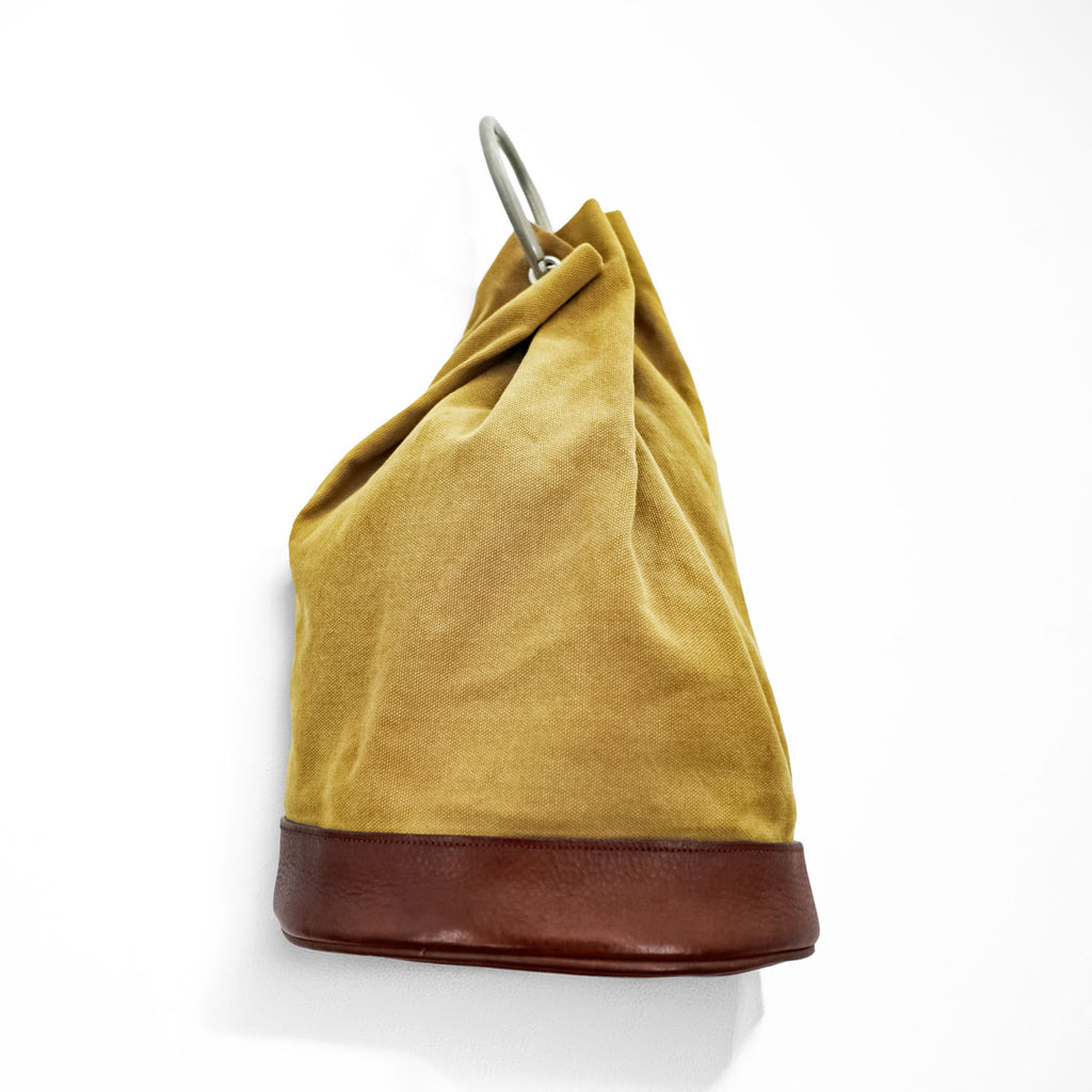 OLD JOE & CO. キャンバス ダッフルポーチ DUFFLE PORCH 巾着 バッグ ベージュ ブラウン