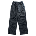 NIKE ACG 00年代 ヴィンテージ トラックパンツ ジャージ M ブラック リップストップ 防水 STORM FIT サイドジップ スリット スナップボタン