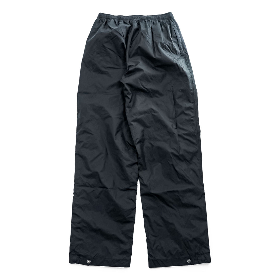 NIKE ACG 00年代 ヴィンテージ トラックパンツ ジャージ M ブラック リップストップ 防水 STORM FIT サイドジップ スリット スナップボタン