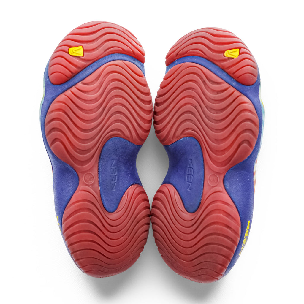 KEEN ヨギ YOGUI ARTS クロッグ サンダル 28cm イエロー ブルー タイダイ DEAD DYE