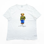 Polo Ralph Lauren ポロベア 50th ANNIVERSARY プリント Tシャツ L ホワイト コットン