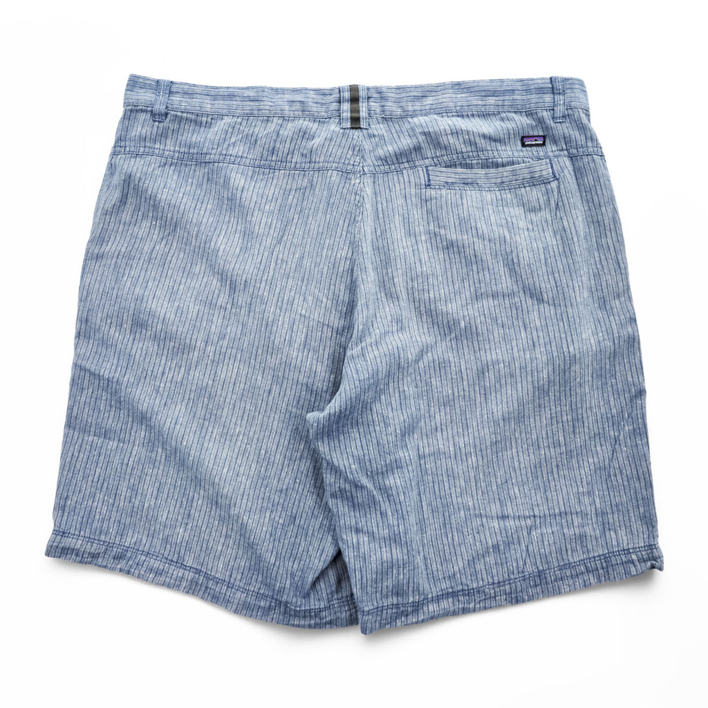 Patagonia ショートパンツ ハーフパンツ XL ブルー ストライプ BACK STEP SHORTS 57735