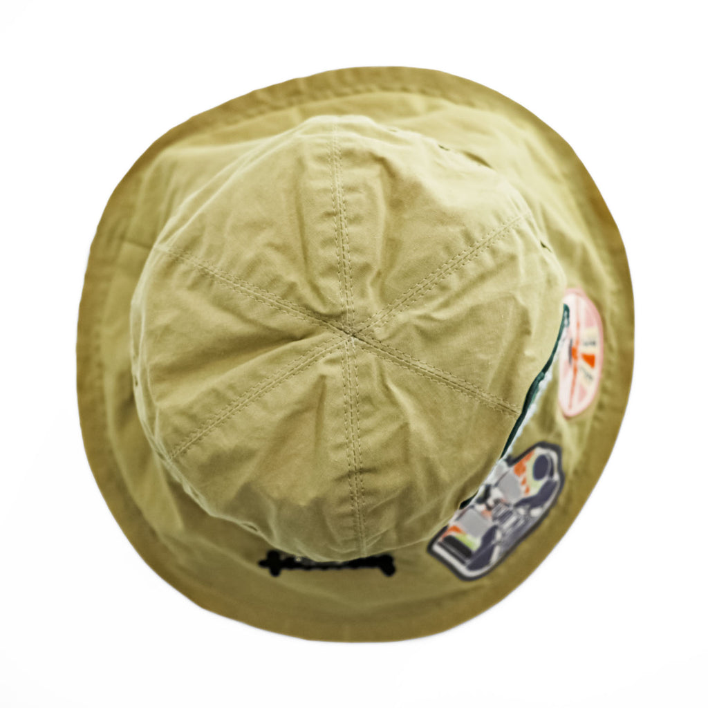 toogood ハット ベージュ THE FLORIST HAT ザフローリストハット スーベニアバッジ ピンバッジ