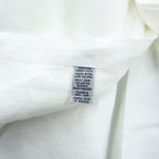 Ralph Lauren 90年代 ヴィンテージ 半袖 リネン シャツ XL CLASSIC FIT ホワイト スモールポニー ロゴ 刺繍 ボタンダウン