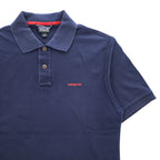 Patagonia ポロシャツ BELWE PIQUE POLO S ネイビー ワンポイントロゴ 鹿の子 52381