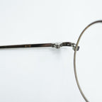 Buddy Optical 丸眼鏡 ラウンド サングラス メガネ a/n シルバー ブラウン ピュアチタン メタルフレーム