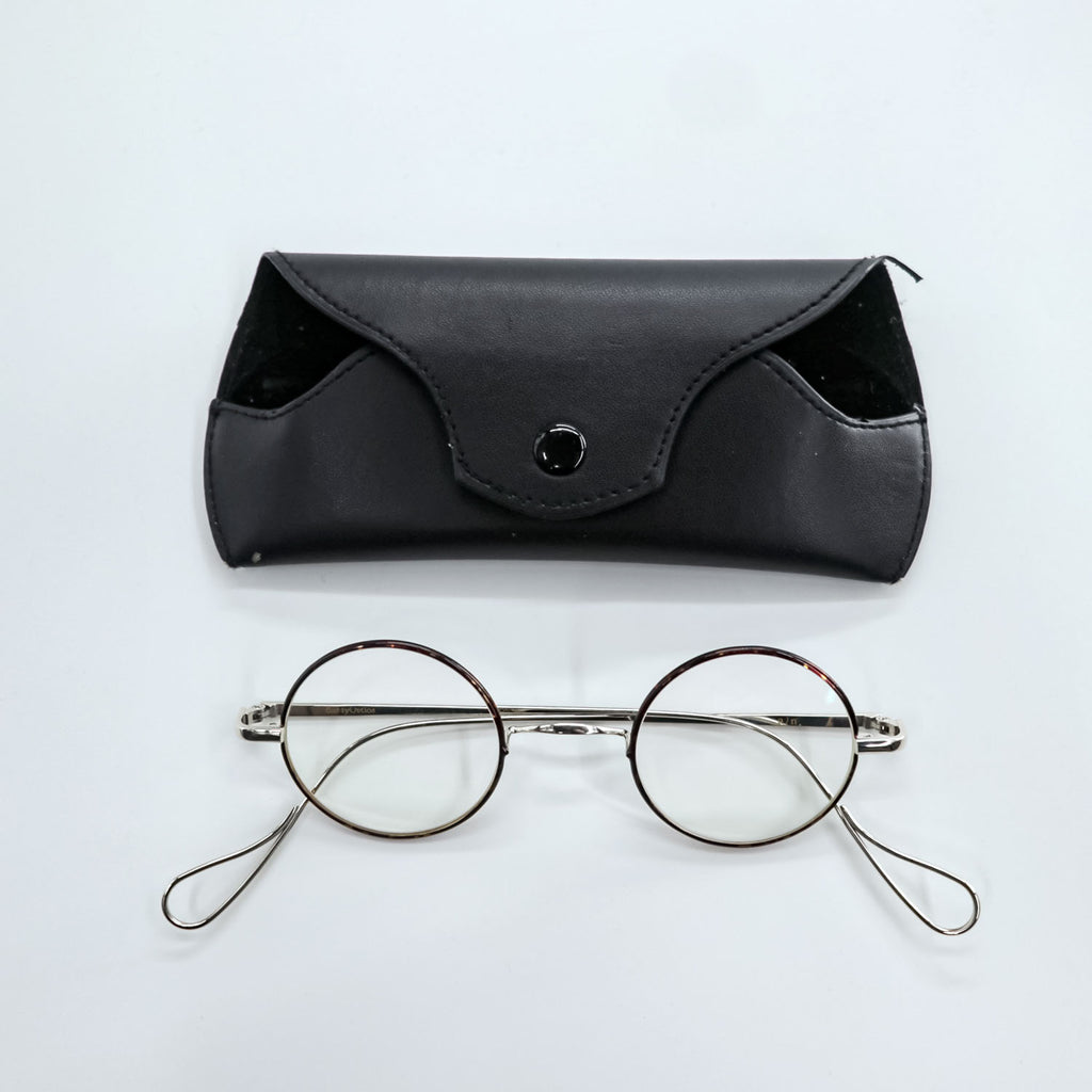 Buddy Optical 丸眼鏡 ラウンド サングラス メガネ a/n シルバー ブラウン ピュアチタン メタルフレーム